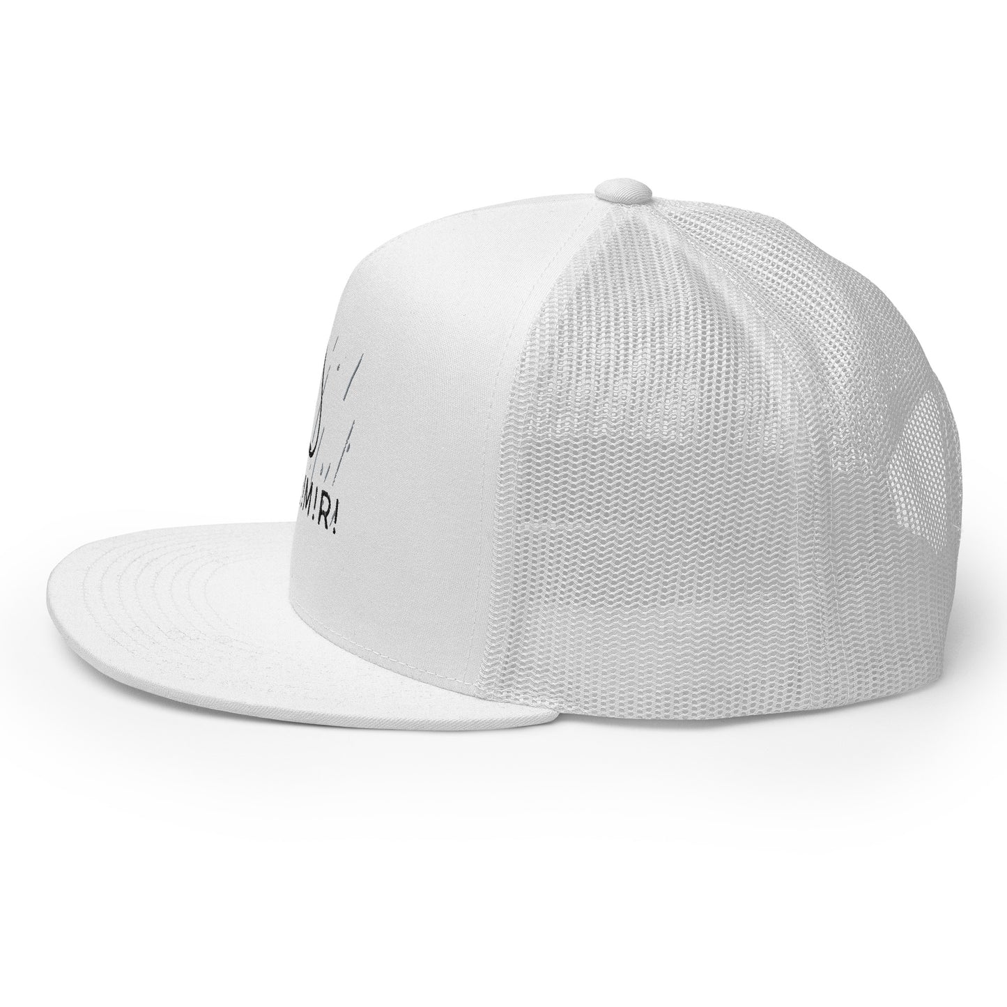 Clear Rain Flat Trucker Cap 