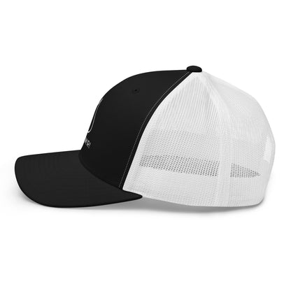 Dark Drop Curved Trucker Cap 