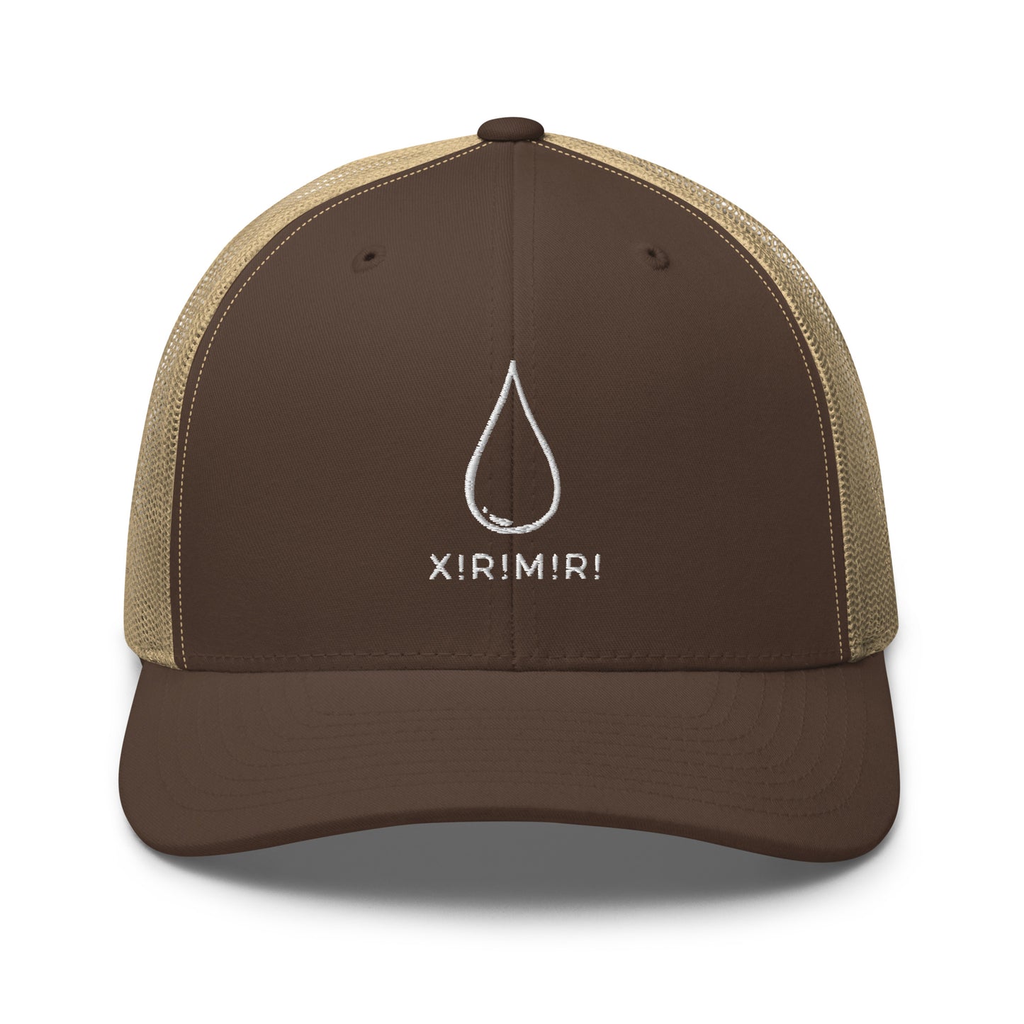 Dark Drop Curved Trucker Cap 