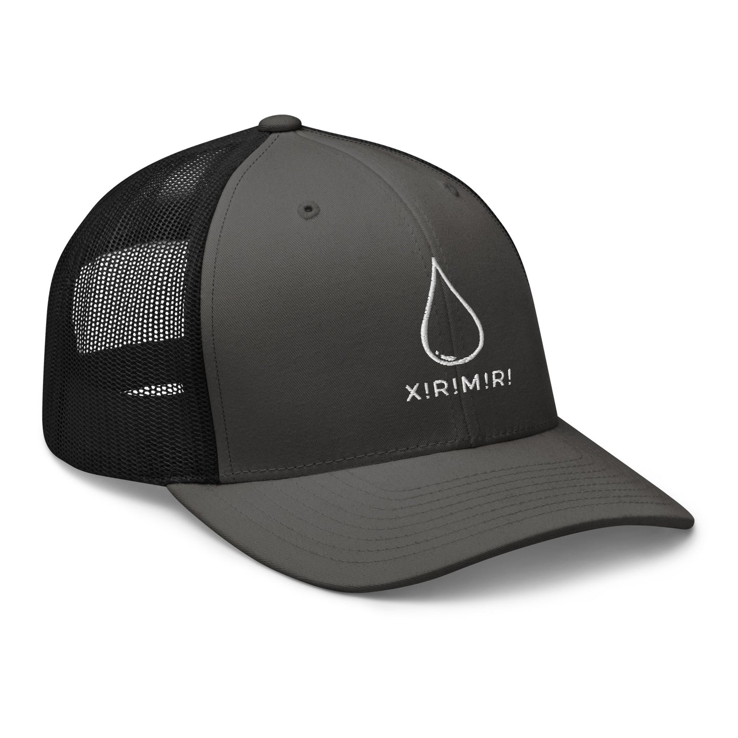 Dark Drop Curved Trucker Cap 