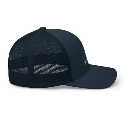 Dark Rain Curved Trucker Cap 